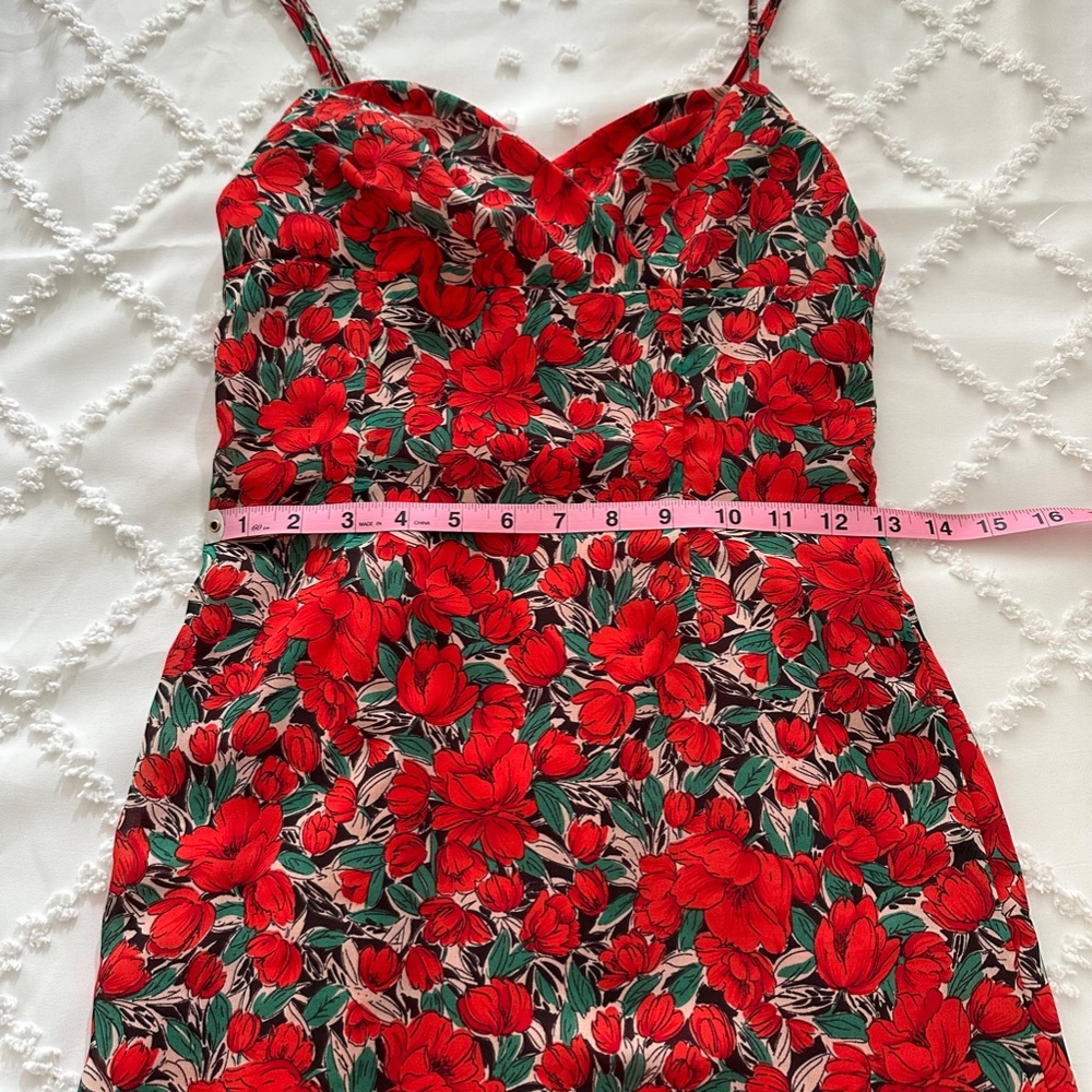 superdown Red Floral Mini Dress - Picture 3 of 5
